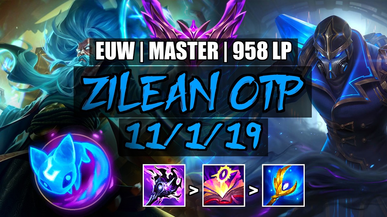 Zilean OTP vs Kassadin Mid 11/1/19 | EUW Master 958LP