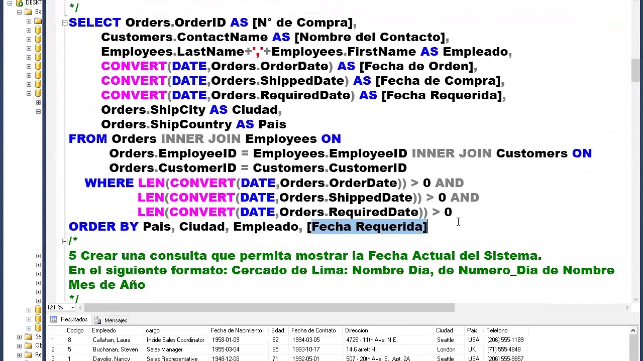 Consulta de Datos en SQL Server 2014 - YouTube