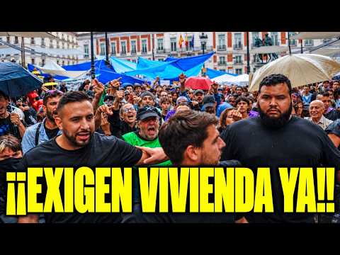🚨 MADRID IS STILL IN THE STREETS! Protesters camping out ramp up housing demands