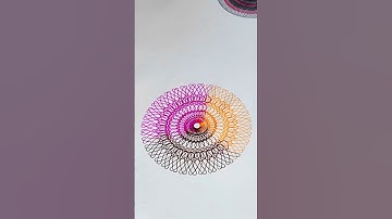Relaxing Spiral Pattern #shorts #spirograph #satisfying #pattern #asmr  #art #viral #drawing