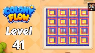 Colony flow Level 41 Walkthrough Solution