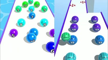 Marble Run 3D Vs Ball Merge 2048 Gameplay Walkhthrough