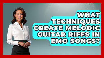 What Techniques Create Melodic Guitar Riffs in Emo Songs? | Emo Kid Forever News