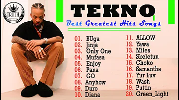 Tekno Best Greatest Hits Songs 2022 ( Full Album Of Best Sons Of TeknoMiles ) Tekno Music Songs