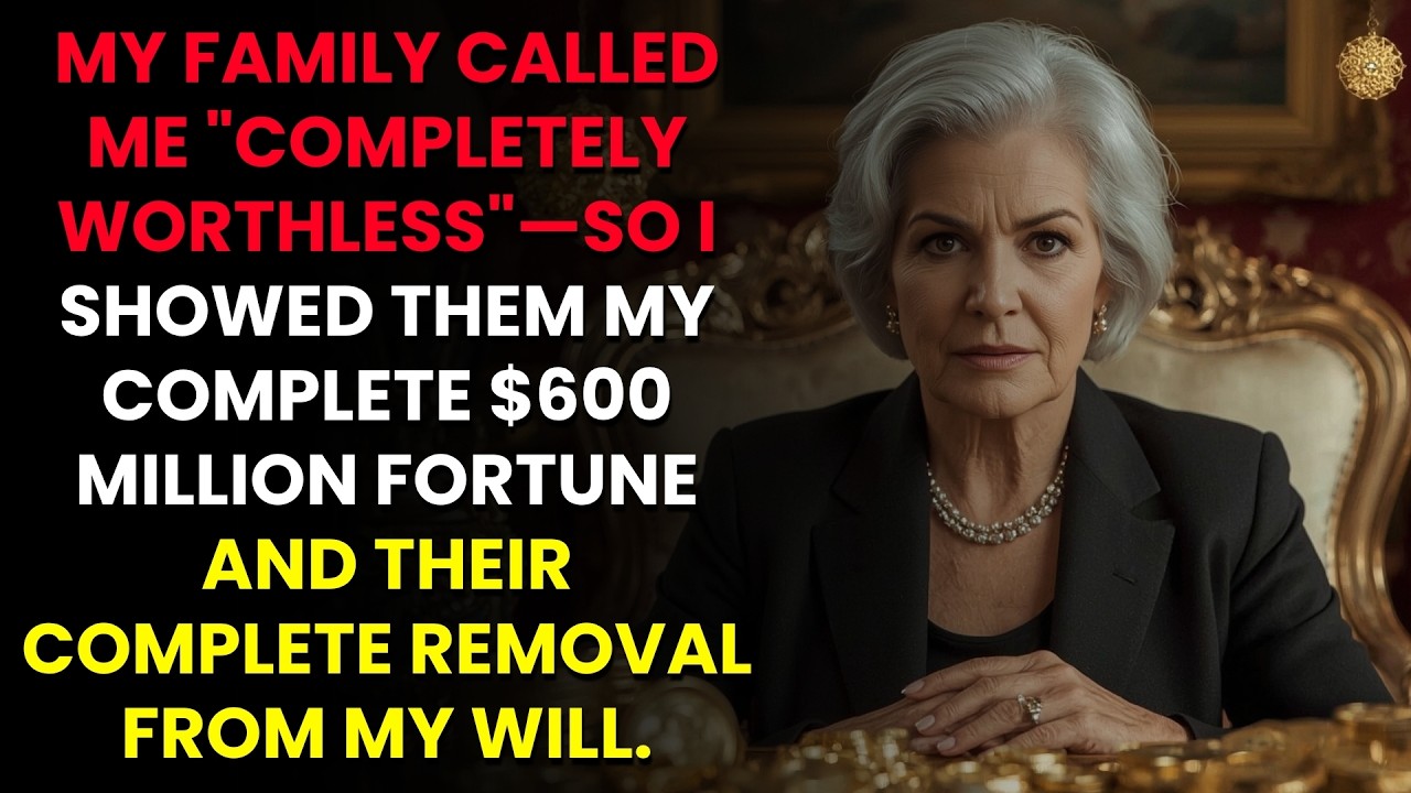 After My Family Called Me 'Completely Worthless'—I Showed Them My Complete Fortune