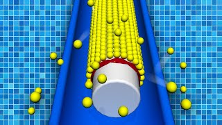 Inpipe Game Forget Soap Cutting Cubes & Enjoy Oddly Satisfying Pipe Cleaning ASMR | Cut Corn On pipe screenshot 1