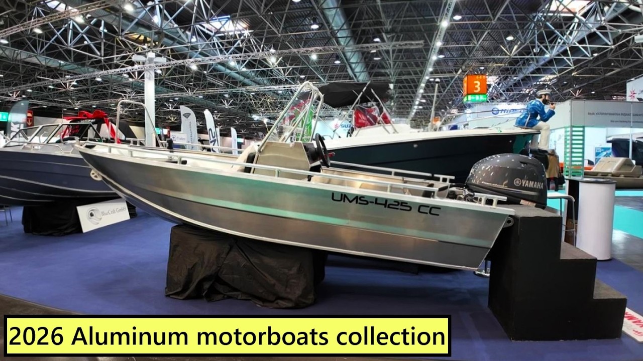 The aluminum motor boats collection for 2026