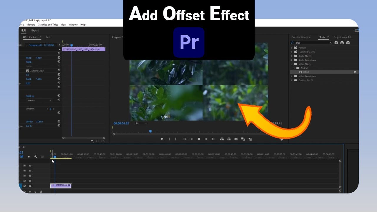 How to Add Offset Effect on Premiere Pro [NEW] - YouTube