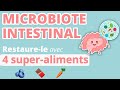 Microbiote intestinal  top 4 des super aliments  consommer