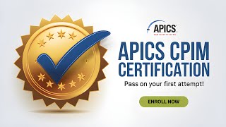 APICS CPIM Certification: Pass on Your First Attempt! 🎯📚