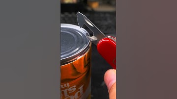 Open Can with Swiss Army Knife Fast part 2
