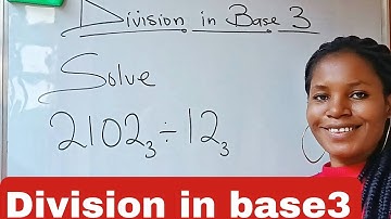 How to divide in base 3 or other bases.