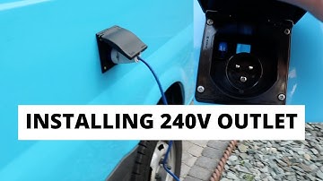 Installing 240v HOOK UP/OUTLET, mains electrics | Ford transit van conversion