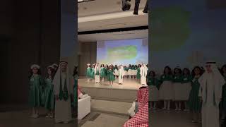 المبدعة سحاب في حفل اليوم الوطني بالمدرسة 😍🇸🇦