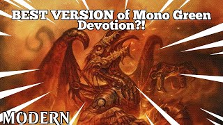 BEST VERSION of Mono Green Devotion! | Modern | MTGO
