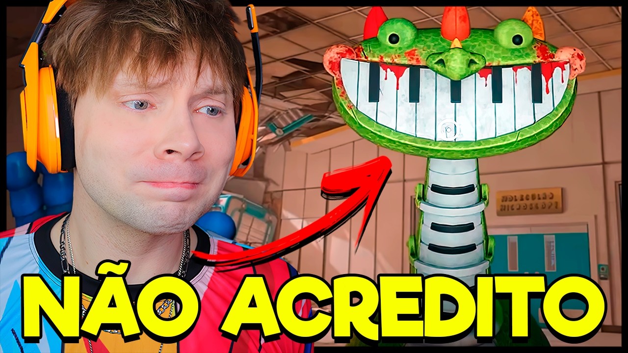 🚨É REAL! Eu vi o PIANOSSAURO em Poppy Playtime 5 e fiquei MUITO FRUSTRADO