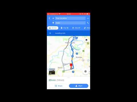 Change route in Google maps app in iPhone or Android phone   Add stop