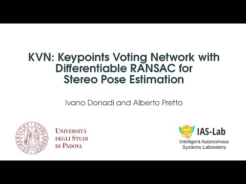 KVN: Keypoints Voting Network with Differentiable RANSAC for Stereo Pose Estimation