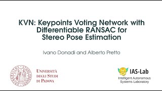 KVN: Keypoints Voting Network with Differentiable RANSAC for Stereo Pose Estimation