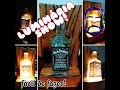 Luminária garrafa de Jack Daniels e viga de 15cm