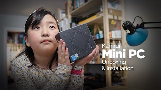 Installing Mini PC (Kamrui CK10) With My Daughter - It Is Compact and Upgradable!