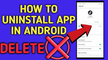 How to Uninstall App in Android | Cellphone Technology Tips and Tricks