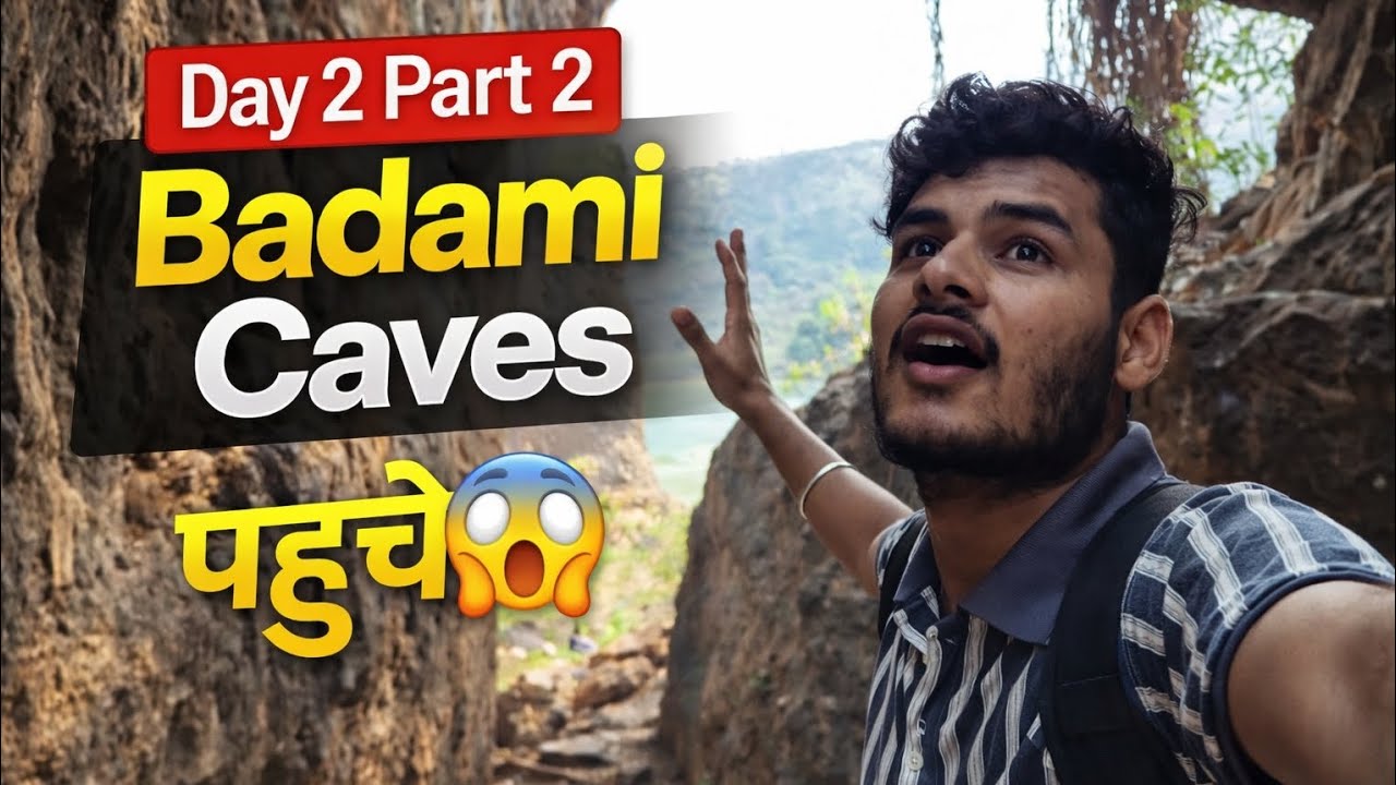 “Exploring the Most Dangerous Caves of Badami | Risky Rock-Cut Temples!”