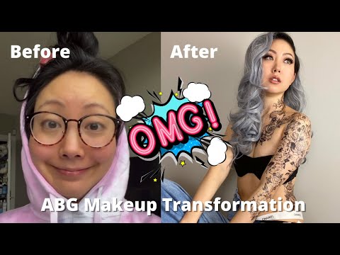 Crazy ABG (Asian Baby Girl) Makeup Transformation. Turning myself into a baddie & shocked!!