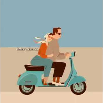 Naik Vespa bareng Pacar