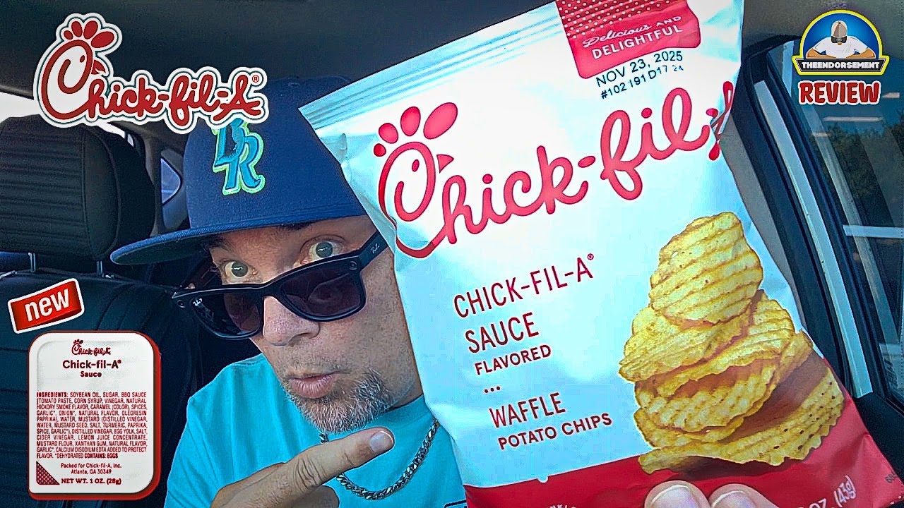 Chick-fil-A® Sauce Waffle Potato Chips Review!🐔🧇🥔 |Fall Menu 2025 | theendorsement