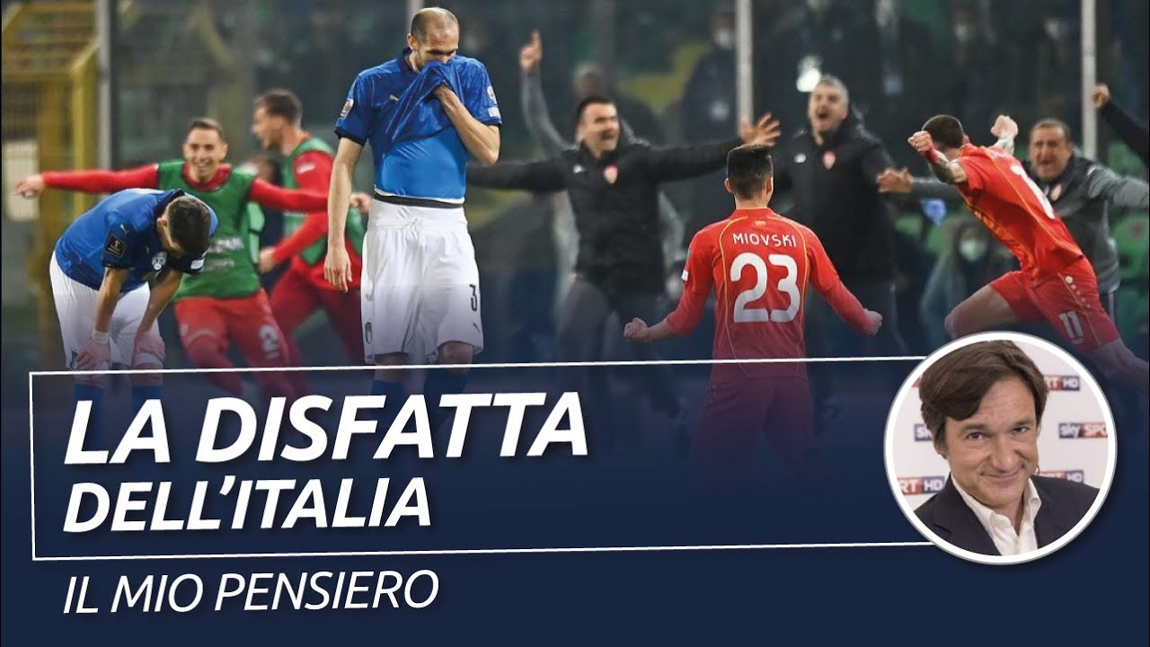 La grande DISFATTA, l'Italia non si qualifica ai mondiali Qatar 2022 - Il mio pensiero