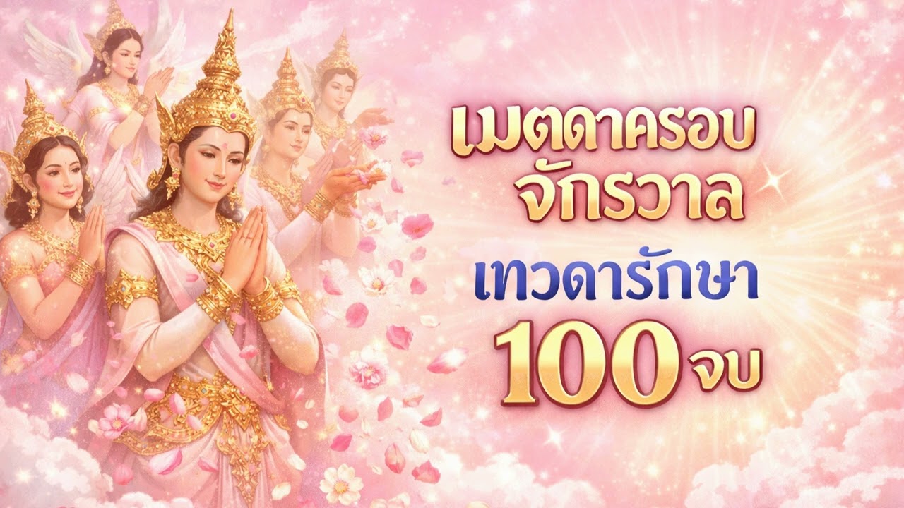 บทมหาเมตตาใหญ่ 100 จบ (ฉบับสมบูรณ์) เทวดารักษา พลิกชีวิต #100จบ