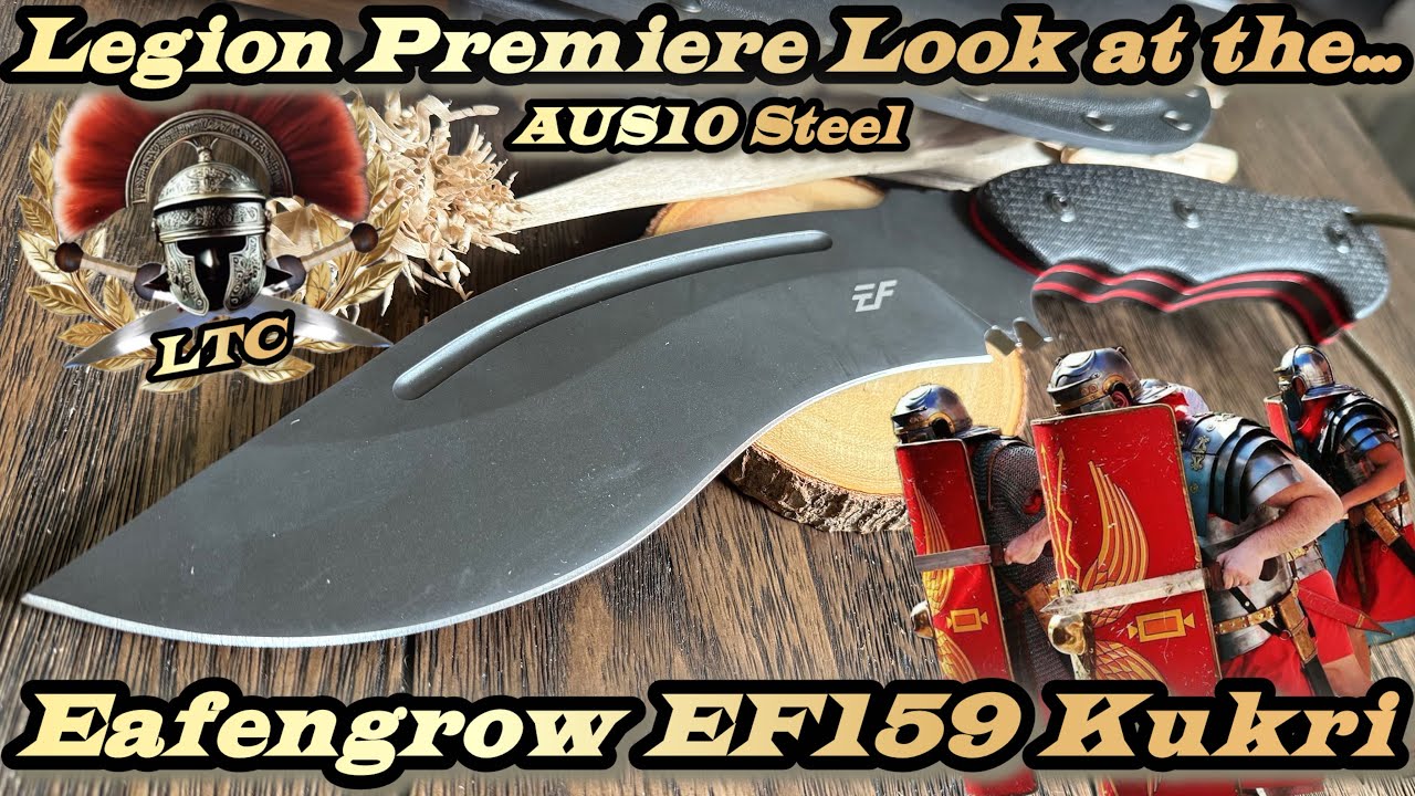 Legion Premiere Look at the Eafengrow EF159 in AUS10 Steel