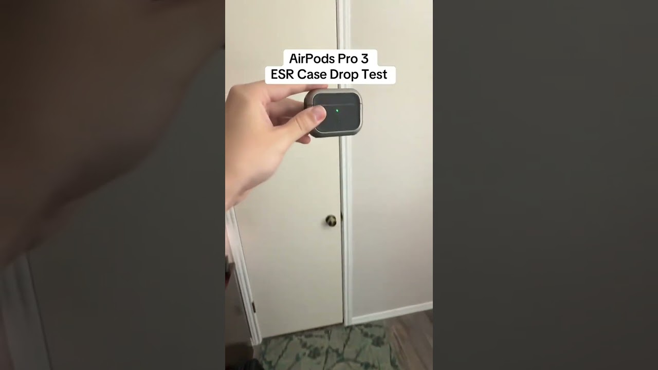 AirPods Pro 3 ESR Case Drop Test 