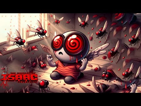 Видео: ОГРОМНЫЕ МУХИ Ж-ЖУЖАТ ХАОС ➢ Прохождение: The Binding of Isaac: Repentance (TBOI) #198