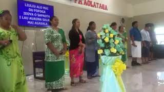 Video thumbnail of "Liuliu alo mai (fagasa A.O.G)worship team special"