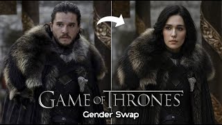 What If Game of Thrones Swapped Genders? | Amazing AI Transformations