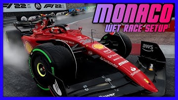 F1 22 Monaco WET Race Setup