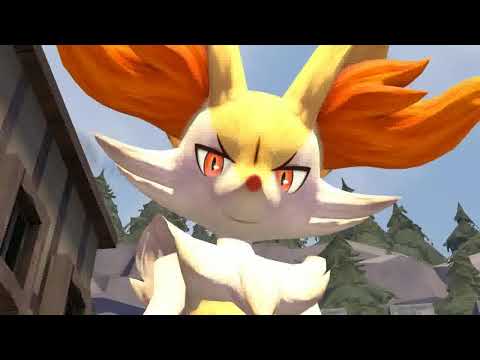 Braixen Growth (Giantess Pokemon Furry)