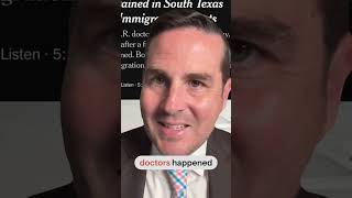 A Venezuelan emergency room doctor was detained at a South Texas airport after checking in for a
