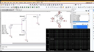 CMOS Inverter in PSpice Orcad || How to simulate CMOS inverter on Orcad PSpice #pspicetutorial