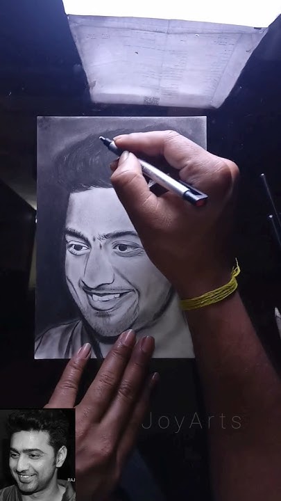 Bengali actor Dev drawing ️😍#art #drawing #viral #trending #dev # ...