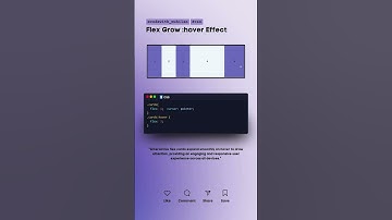 Flex Grow :hover Effects #codewith_muhilan #css #coding