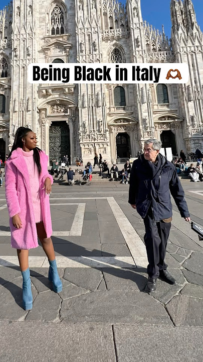 Being Black in Italy 🇮🇹 #blackgirlsinitaly #italy #milan #milanfashionweek