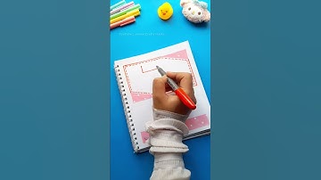 Empty notebook ideas pt.2#shorts