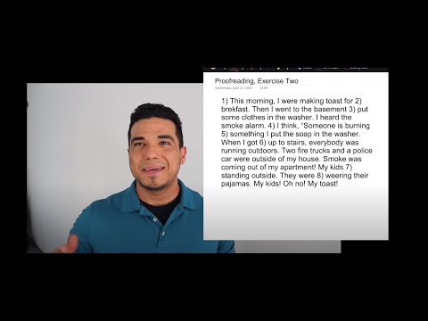 Proofreading:  Exercise & Practice, Two