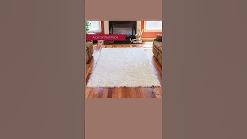 Silky Soft Faux Fur Rug|#shorts