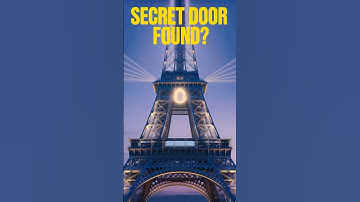 👀 The Secret Door Hidden Inside the Eiffel Tower 🕵️‍♂️🗼 #paris #eiffeltower #paristravel