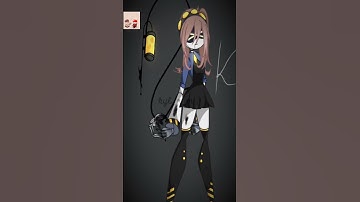 My OC version of Murders Drones?|#murderdrones#gacha#shorts