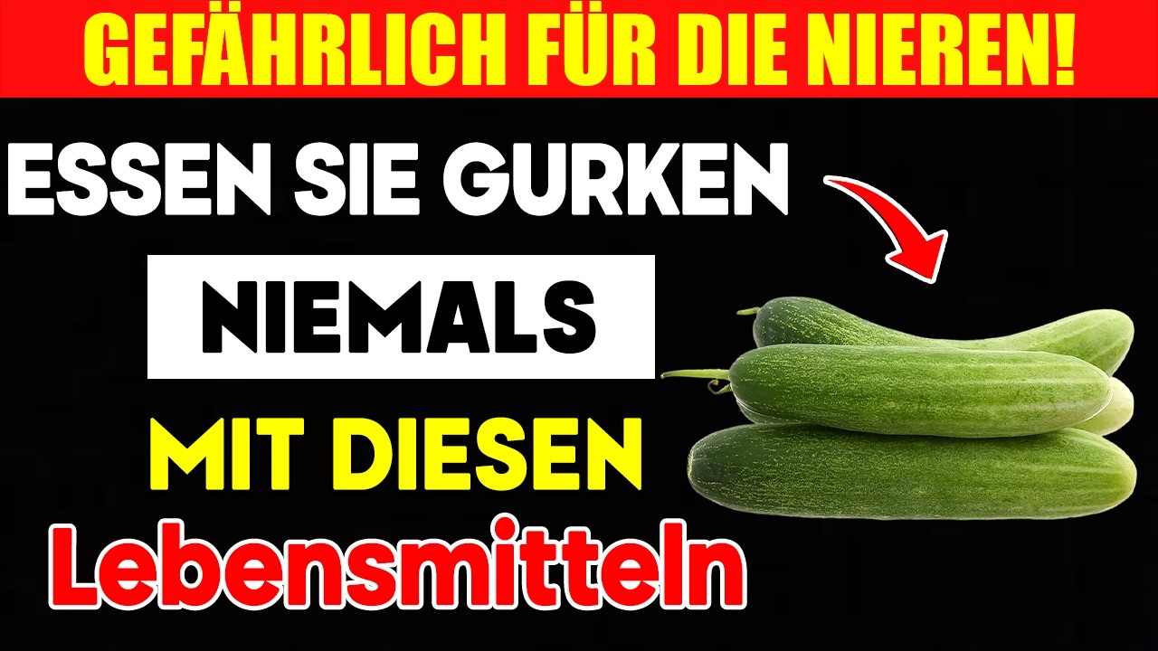 Arzt warnt: 5 fatale Fehler beim Gurken-Essen, die Ihre Nieren kosten können!
